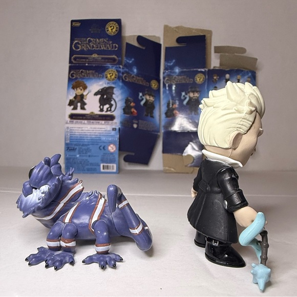 Funko Mystery Minis Fantastic Beasts Gellert Grindelwald & Chupacabra Figures - Picture 5 of 13
